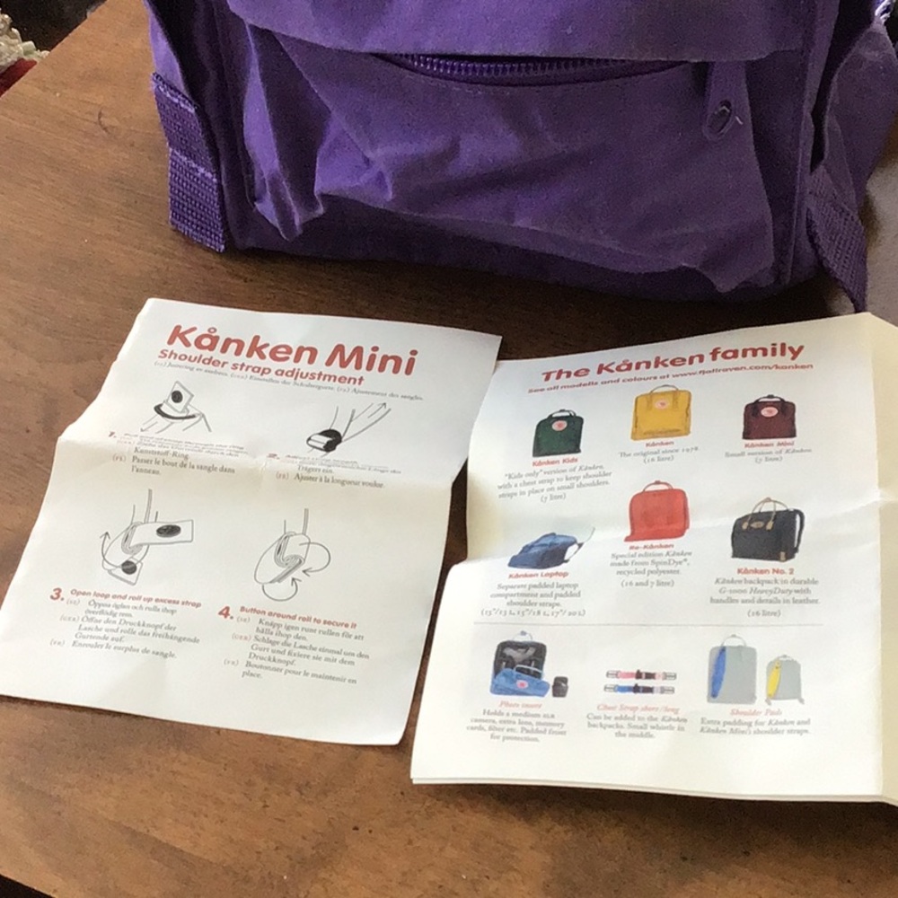 Purple Fjällräven Kånken Mini backpack - Picture 13 of 16